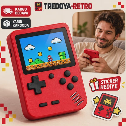 Tredoya-Retro™ 400 Oyunlu Taşınabilir Mini Oyun Konsolu